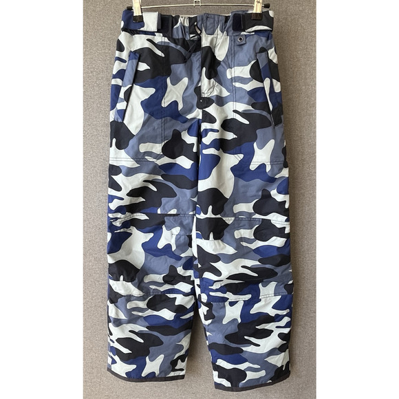 Boden Snow Ski Pants Blue Camouflage Boys 11-12 Years NWOT